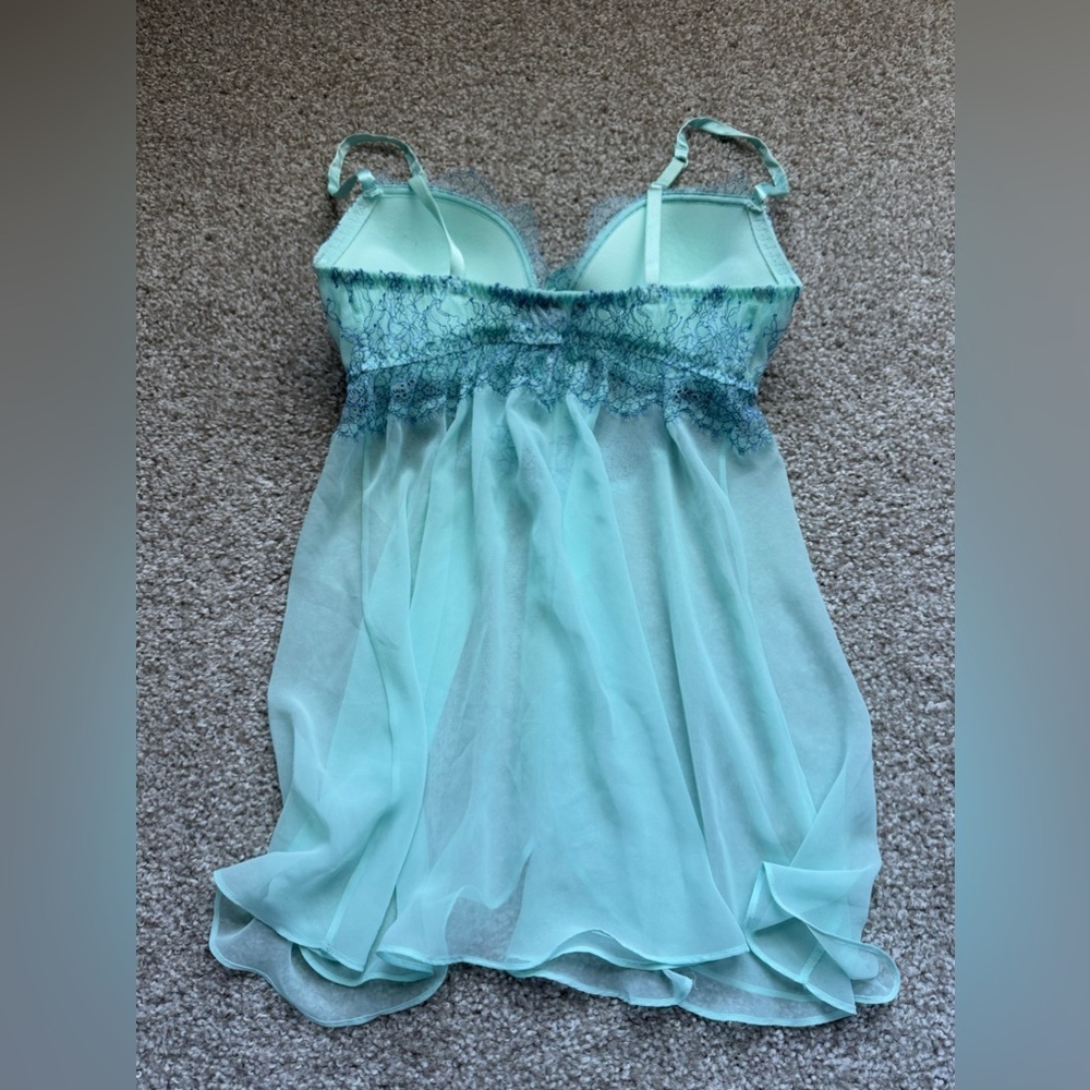 Victoria Secret push-up Embroidered Lace Babydoll 34D - Picture 4 of 4